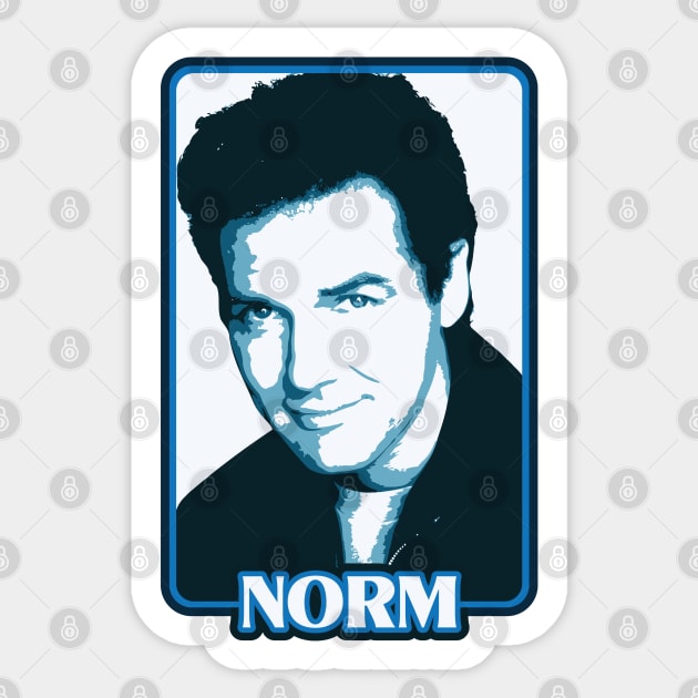 Norm MacDonald /// Retro Stoner Gift Sticker by Trendsdk